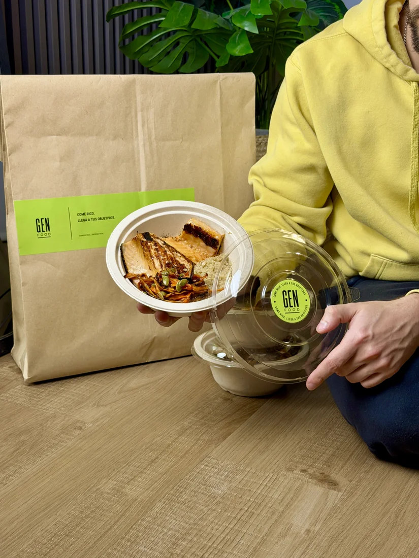 Viandas y bolsa GEN FOOD