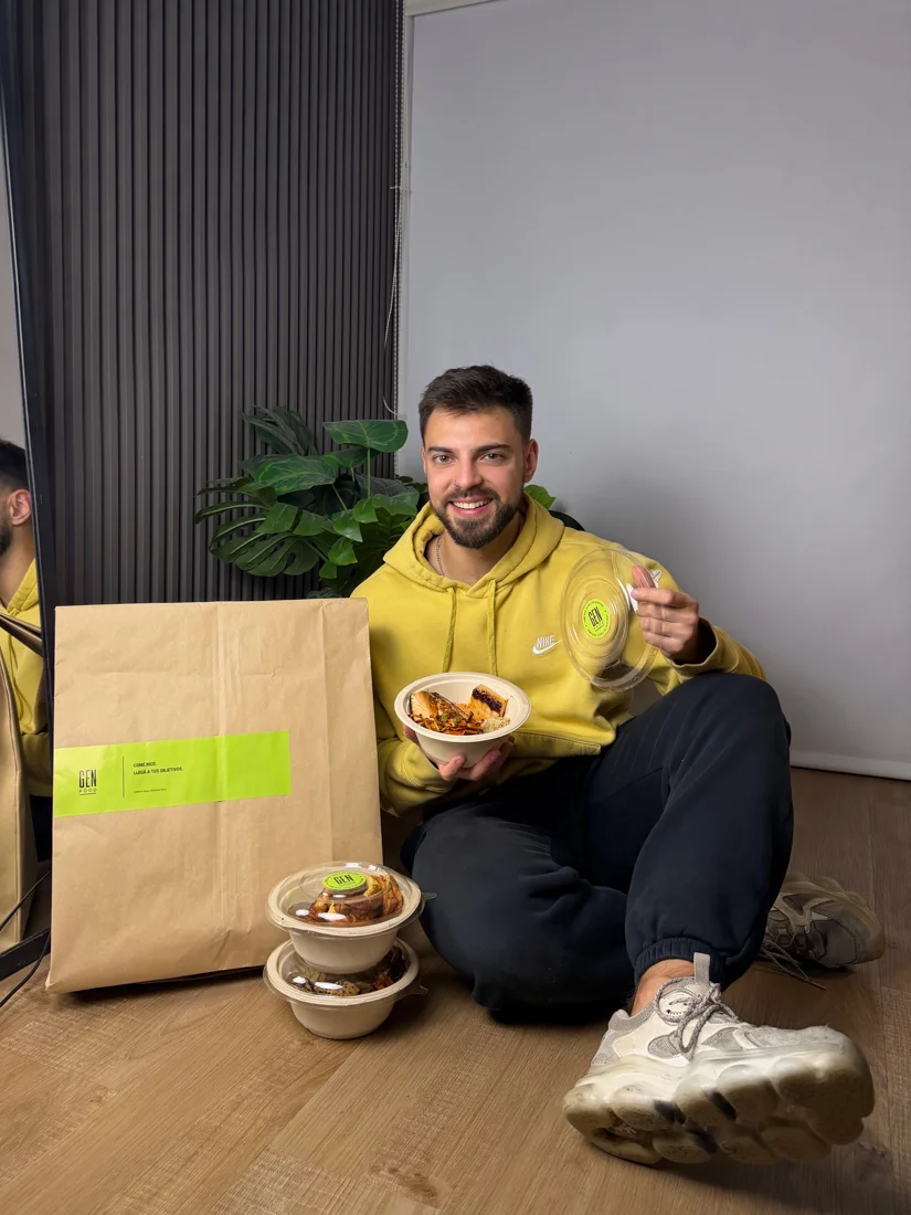 Una comida GEN FOOD en un momento de descanso