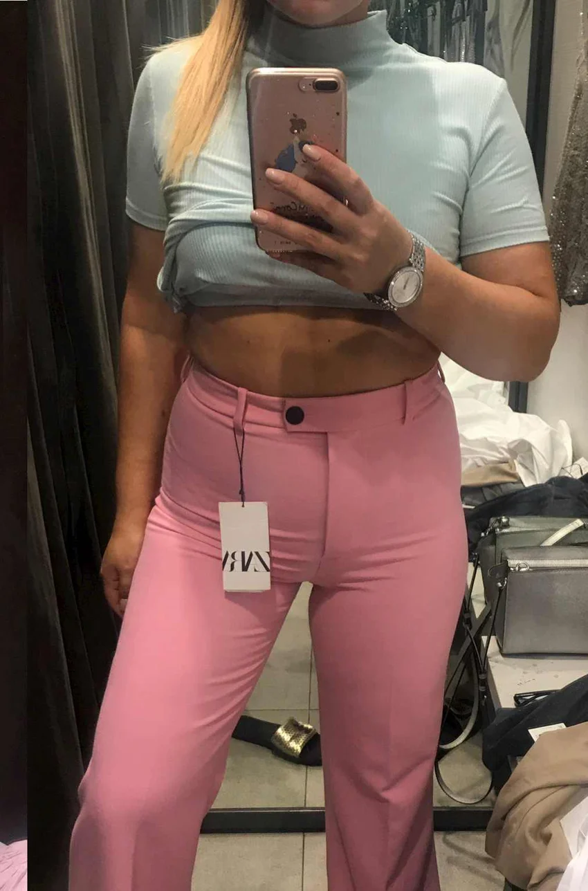 Agustina después, con 70 kg
