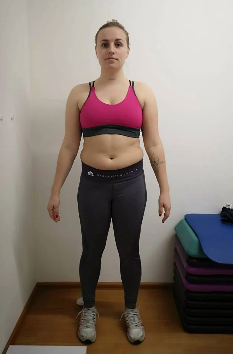 Margarita antes, con 70 kg