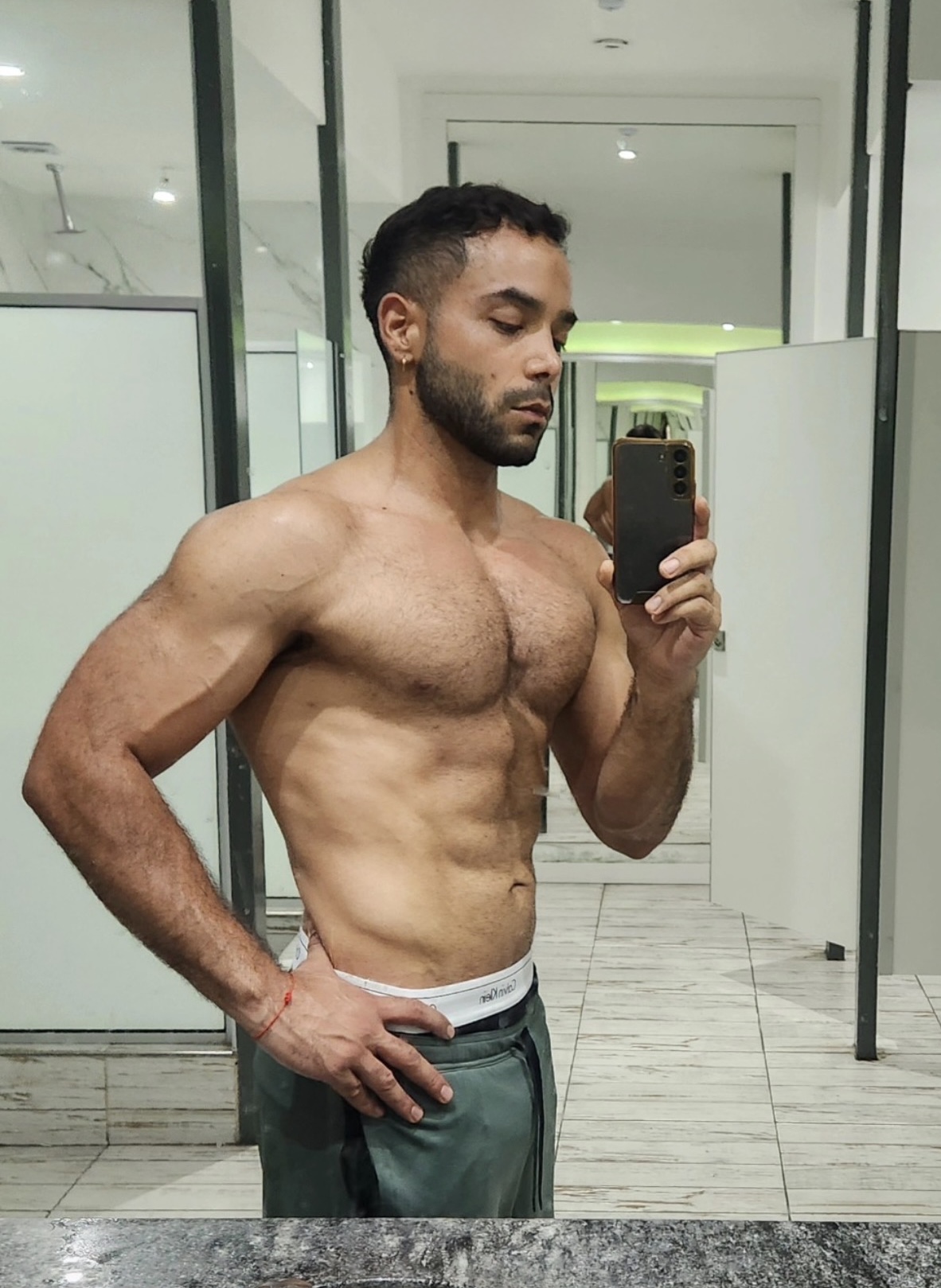 Oscar después de transformar su alimentación y su cuerpo