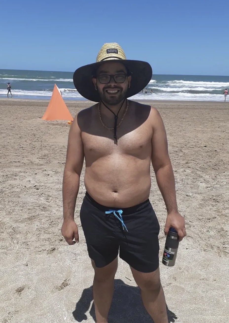 Oscar antes de aprender a comer de manera equilibrada y sostenible